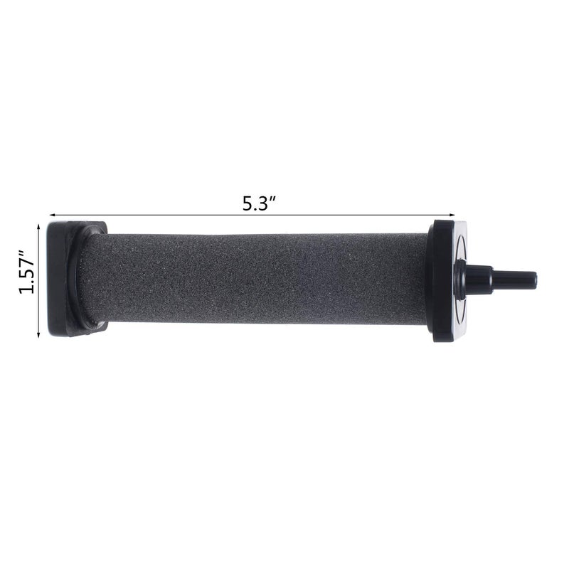 ALEGI Air Stone Cylinder Bubbler for Hydroponic Systems,Aquarium or Fish Tank- 5.3 inch 2 Pack - Image 2